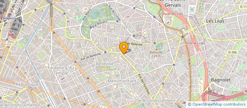 localisation de l'entreprise SESAME DU 20E  PARIS