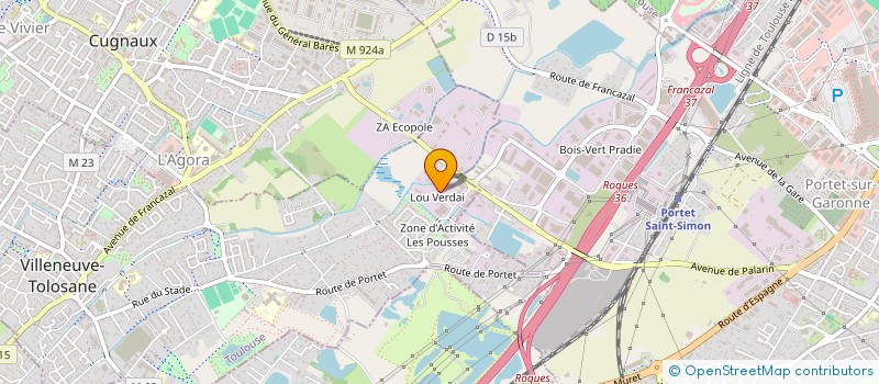 localisation de l'entreprise SESAME ECHAFAUDAGES à VILLENEUVE TOLOSANE