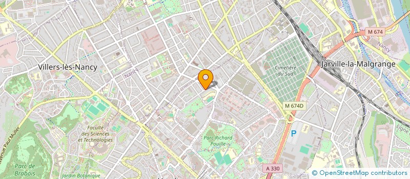 localisation de l'entreprise SESAME ET TOSCANE  VANDUVRE-LES-NANCY