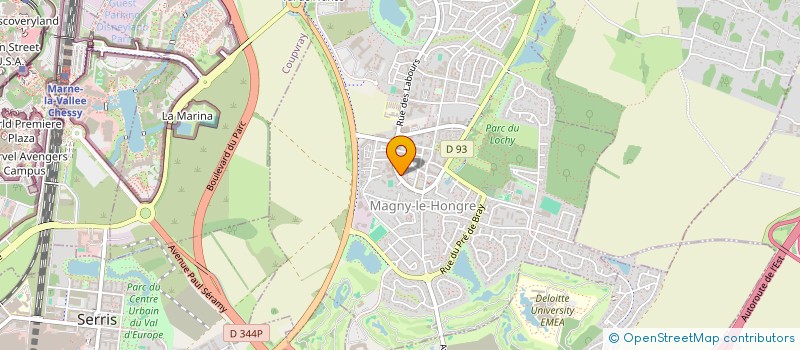 localisation de l'entreprise SESAME FORTUNE  MAGNY-LE-HONGRE