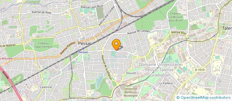 localisation de l'entreprise SESAME GESTION à PESSAC