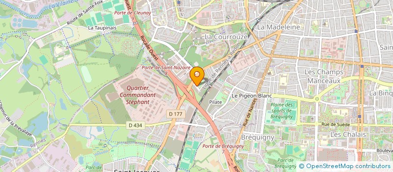 localisation de l'entreprise SESAME INVEST  ST JACQUES DE LA LANDE