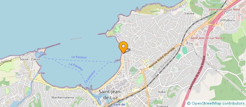 localisation de l'entreprise SESAME SERVICES à SAINT-JEAN-DE-LUZ