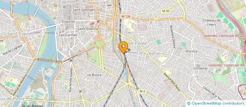 localisation de l'entreprise SESAME SUD (SOCIETE D'ETUDES STRUCTURES D'ASSISTANCE ET MANAGEMENT ENVIRONNEMENT) à TOULOUSE