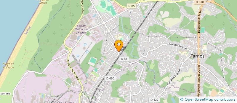 localisation de l'entreprise SESAR à TARNOS