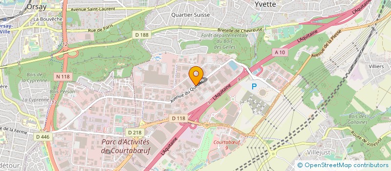 localisation de l'entreprise SESAR ILE DE FRANCE à VILLEBON-SUR-YVETTE