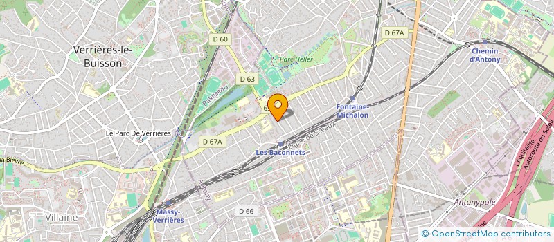 localisation de l'entreprise SESARO à ANTONY