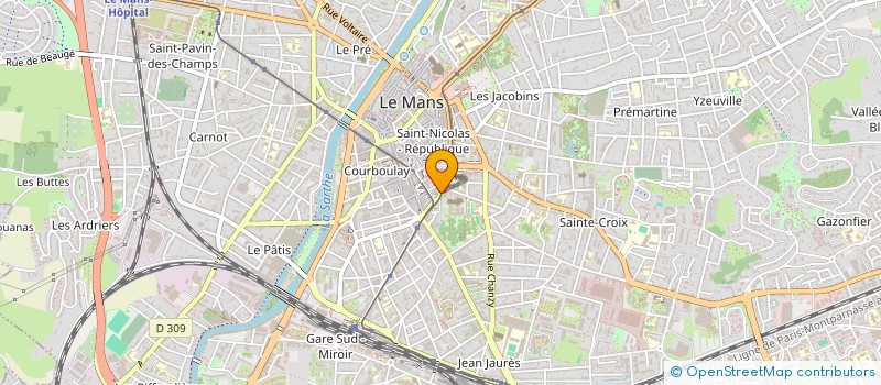 localisation de l'entreprise SESBEC  LE MANS