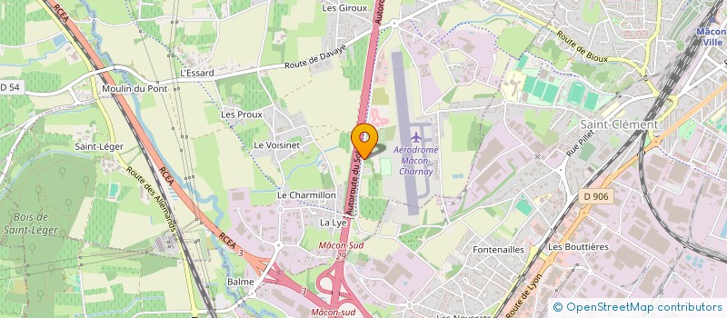 localisation de l'entreprise SESCOI R ET D à CHARNAY-LES-MACON