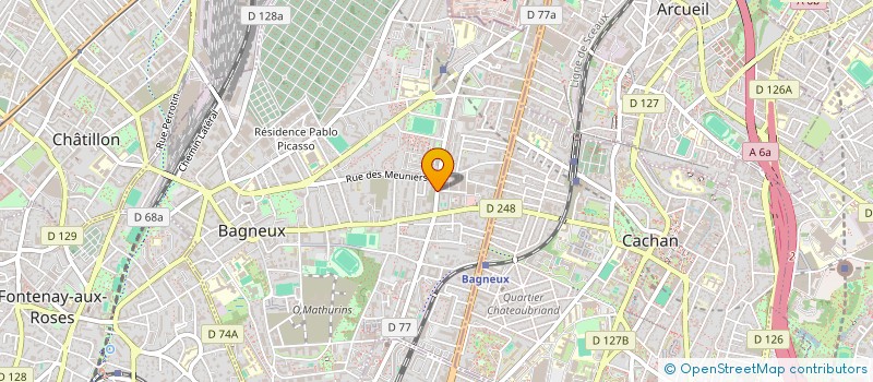 localisation de l'entreprise SESD INVEST  BAGNEUX