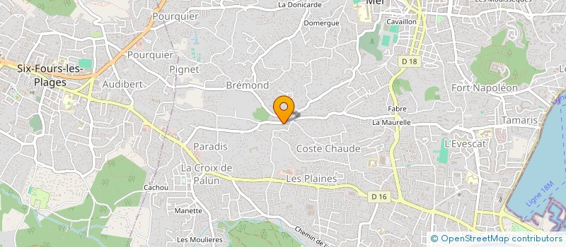 localisation de l'entreprise SESDAM  LA SEYNE-SUR-MER