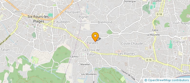 localisation de l'entreprise SESELALIE à LA SEYNE-SUR-MER