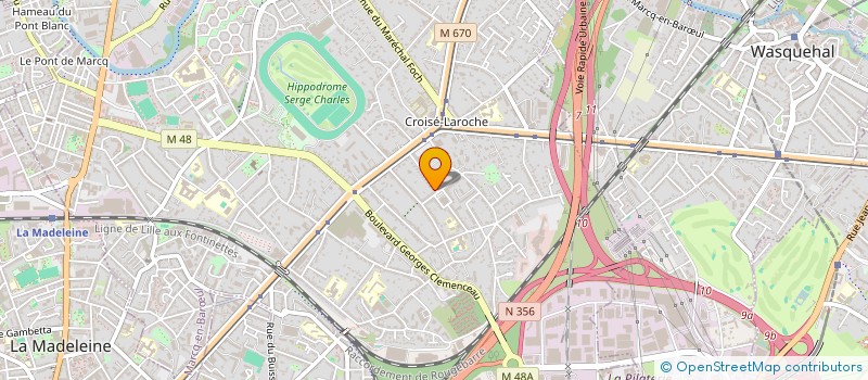 localisation de l'entreprise SESH à MARCQ-EN-BARŒUL