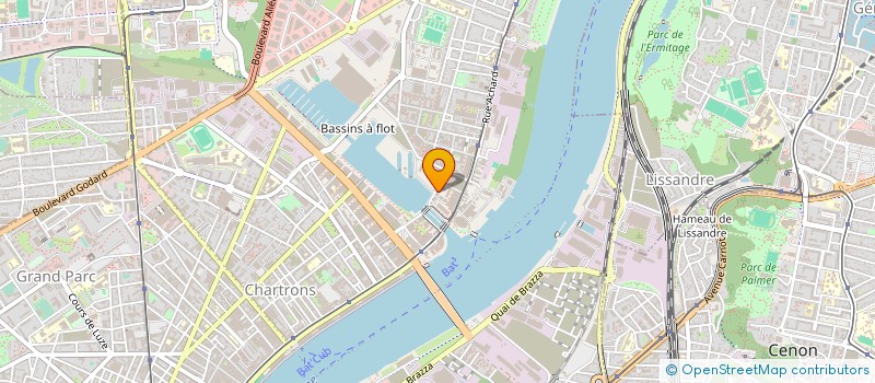 localisation de l'entreprise SESHBCP  BORDEAUX