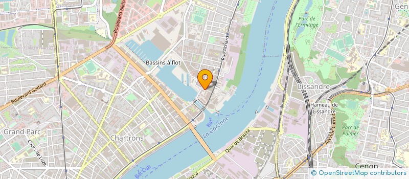 localisation de l'entreprise SESHBCV à BORDEAUX