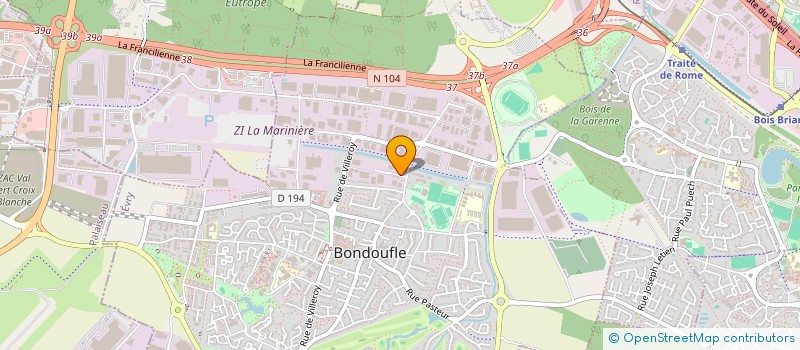 localisation de l'entreprise SESI SOCIETE D EQUIPEMENTS ET DE SERVICES INTEGRES à BONDOUFLE