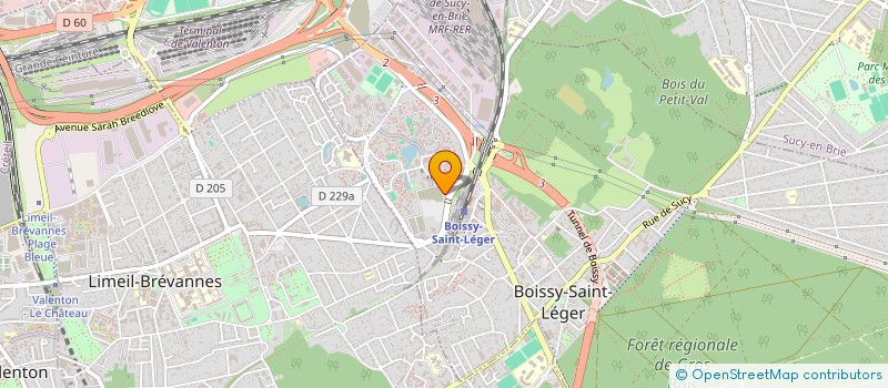 localisation de l'entreprise SESIFORM à BOISSY-SAINT-LEGER