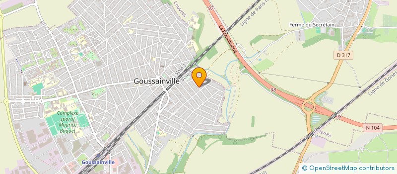 localisation de l'entreprise SESLI CONSTRUCTION à GOUSSAINVILLE
