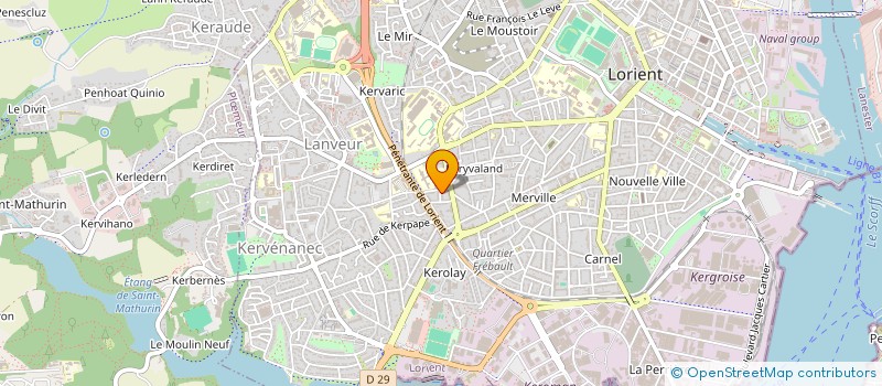 localisation de l'entreprise SESP 8  LORIENT