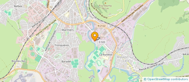 localisation de l'entreprise SESSION LIBRE à AURILLAC