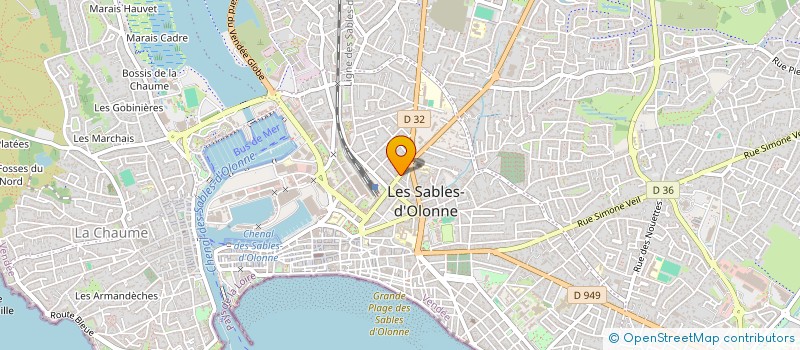 localisation de l'entreprise SESTECO 5 à LES SABLES D'OLONNE