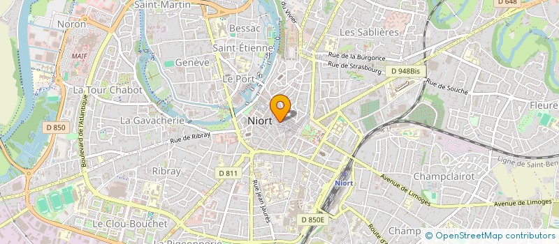 localisation de l'entreprise SESTECO 6 à NIORT