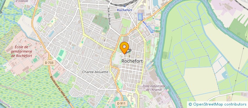 localisation de l'entreprise SESTECO 7  ROCHEFORT