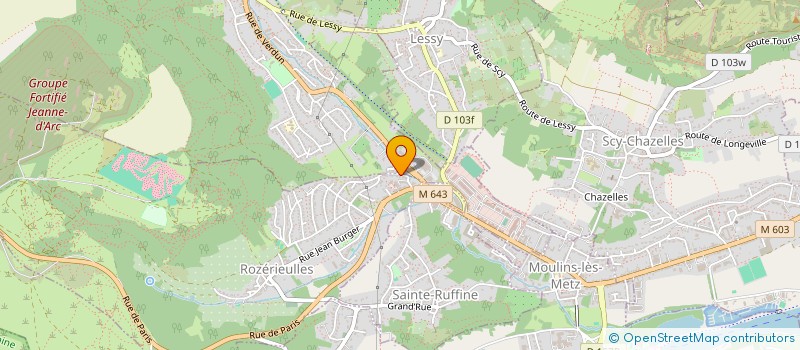 localisation de l'entreprise SESTIFISCH  ROZERIEULLES