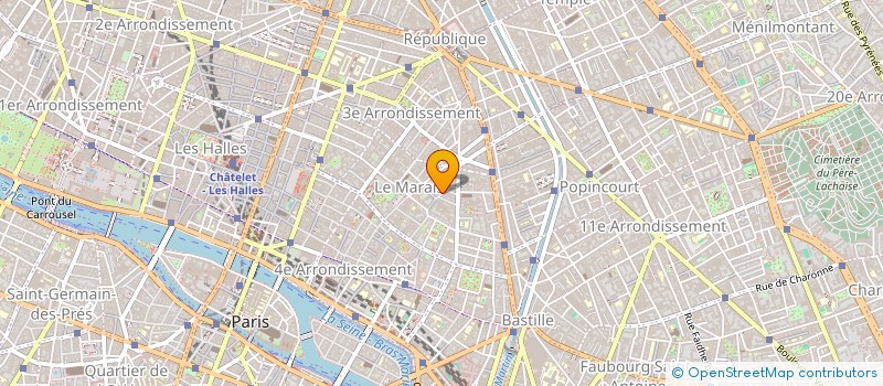 localisation de l'entreprise SESTRA  PARIS