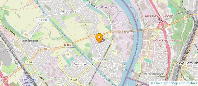 localisation de l'entreprise SESTRE  HUNINGUE