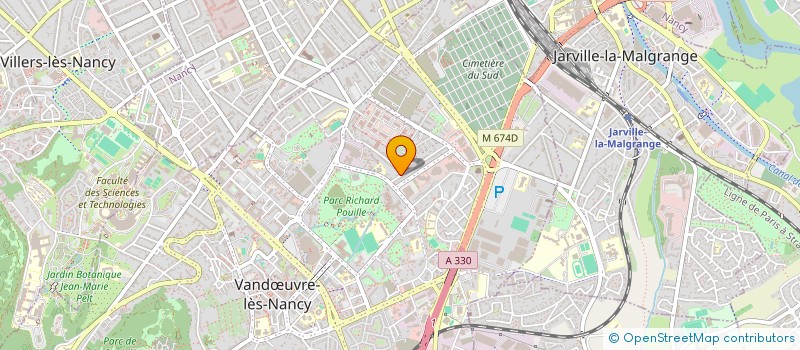 localisation de l'entreprise SESYLOLU  VANDUVRE-LES-NANCY