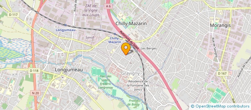 localisation de l'entreprise SET  CHILLY-MAZARIN