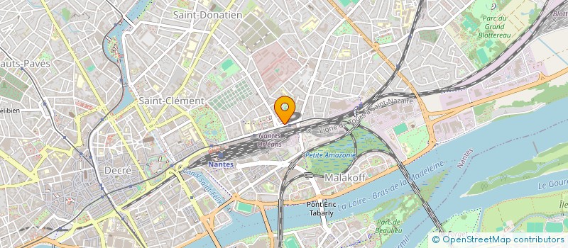 localisation de l'entreprise SET à NANTES