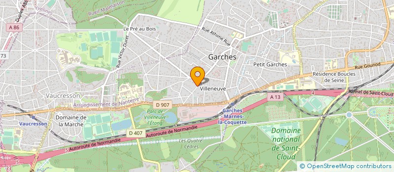 localisation de l'entreprise SET A SET à GARCHES