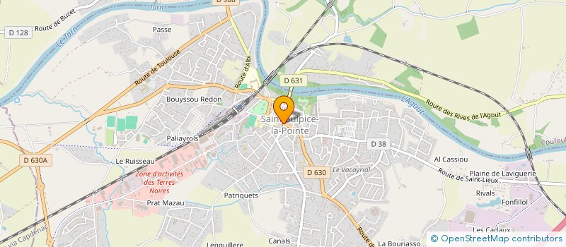 localisation de l'entreprise SET BANTZE à SAINT-SULPICE-LA-POINTE