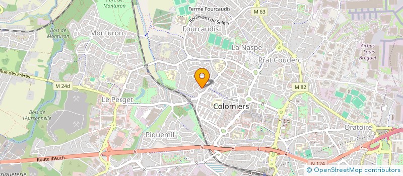 localisation de l'entreprise SET BTP à COLOMIERS