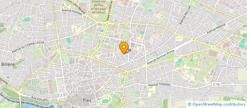 localisation de l'entreprise SET CONSEILS à PAU