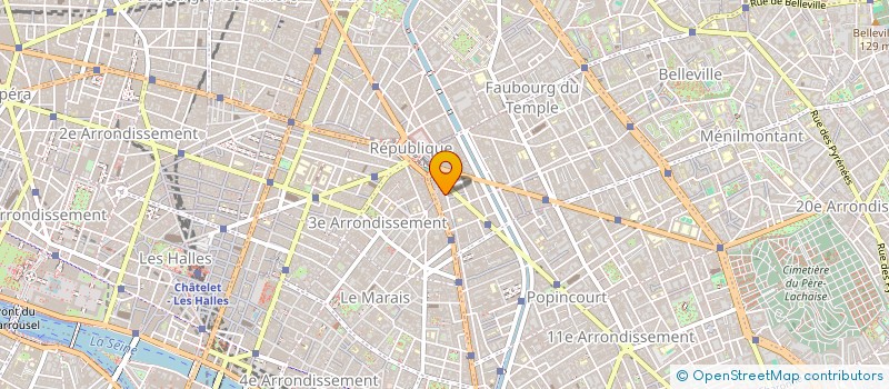 localisation de l'entreprise SET CUDB  PARIS