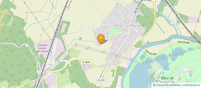 localisation de l'entreprise SET ENVIRONNEMENT  ANNET-SUR-MARNE