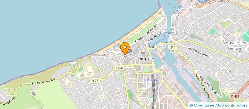 localisation de l'entreprise SET ET MATCH à DIEPPE