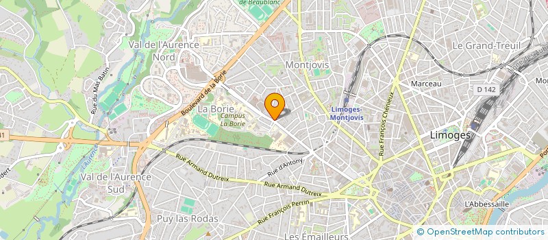 localisation de l'entreprise SET ET MATCH à LIMOGES