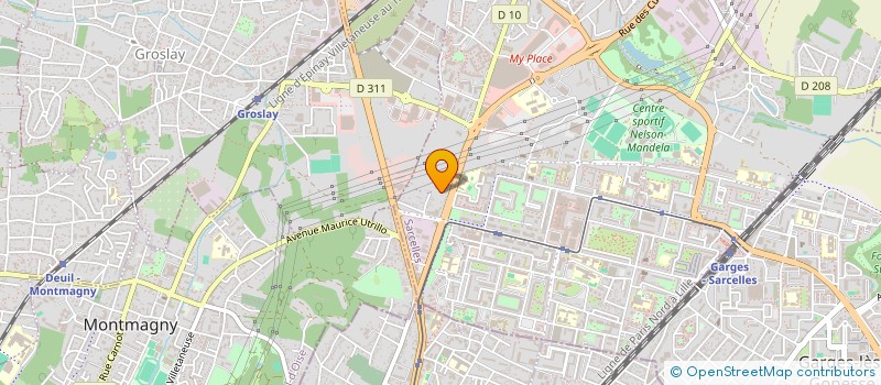 localisation de l'entreprise SET OISE  SARCELLES