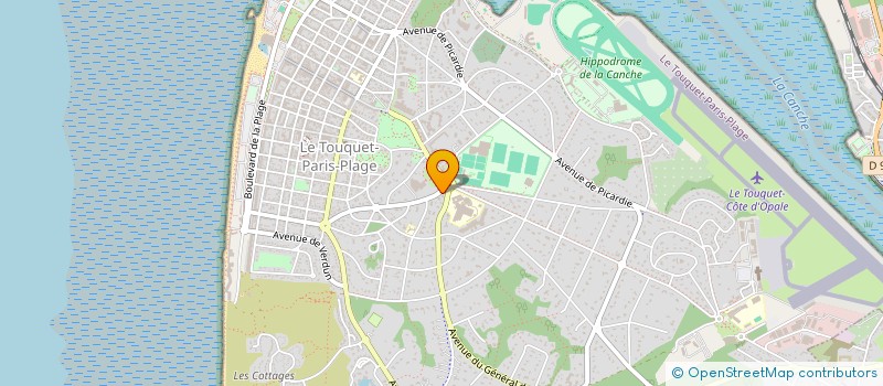 localisation de l'entreprise SET & PLEA  LE TOUQUET-PARIS-PLAGE