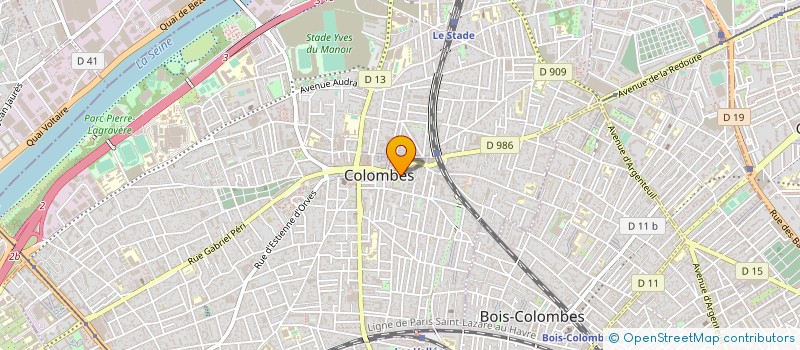 localisation de l'entreprise SET SERVICES EQUIPEMENTS THERMIQUES à COLOMBES