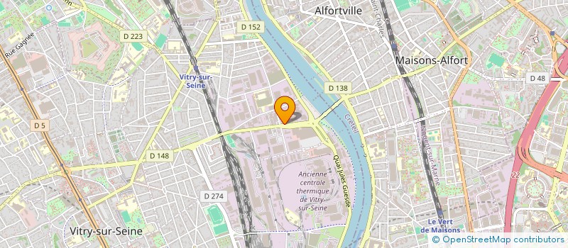 localisation de l'entreprise SET UP à VITRY SUR SEINE