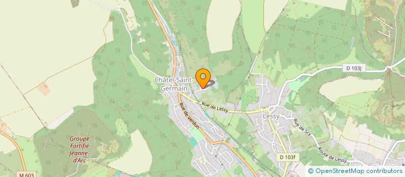 localisation de l'entreprise SET UP  CHATEL-SAINT-GERMAIN