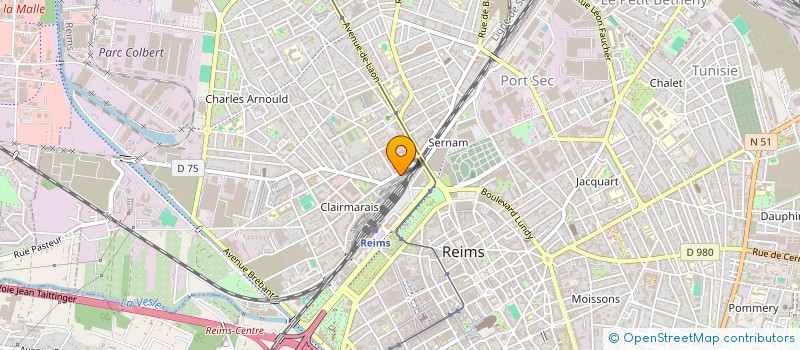 localisation de l'entreprise SET UP à REIMS