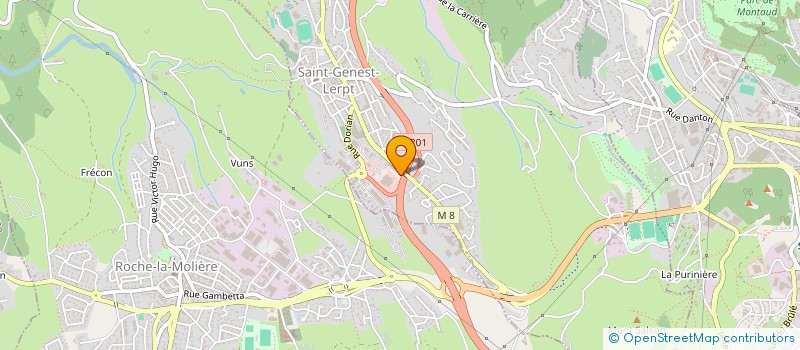 localisation de l'entreprise SET UP INGENIERIE  SAINT GENEST LERPT