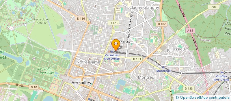localisation de l'entreprise SET-WAY à VERSAILLES