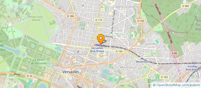 localisation de l'entreprise SET WAY LINK à VERSAILLES